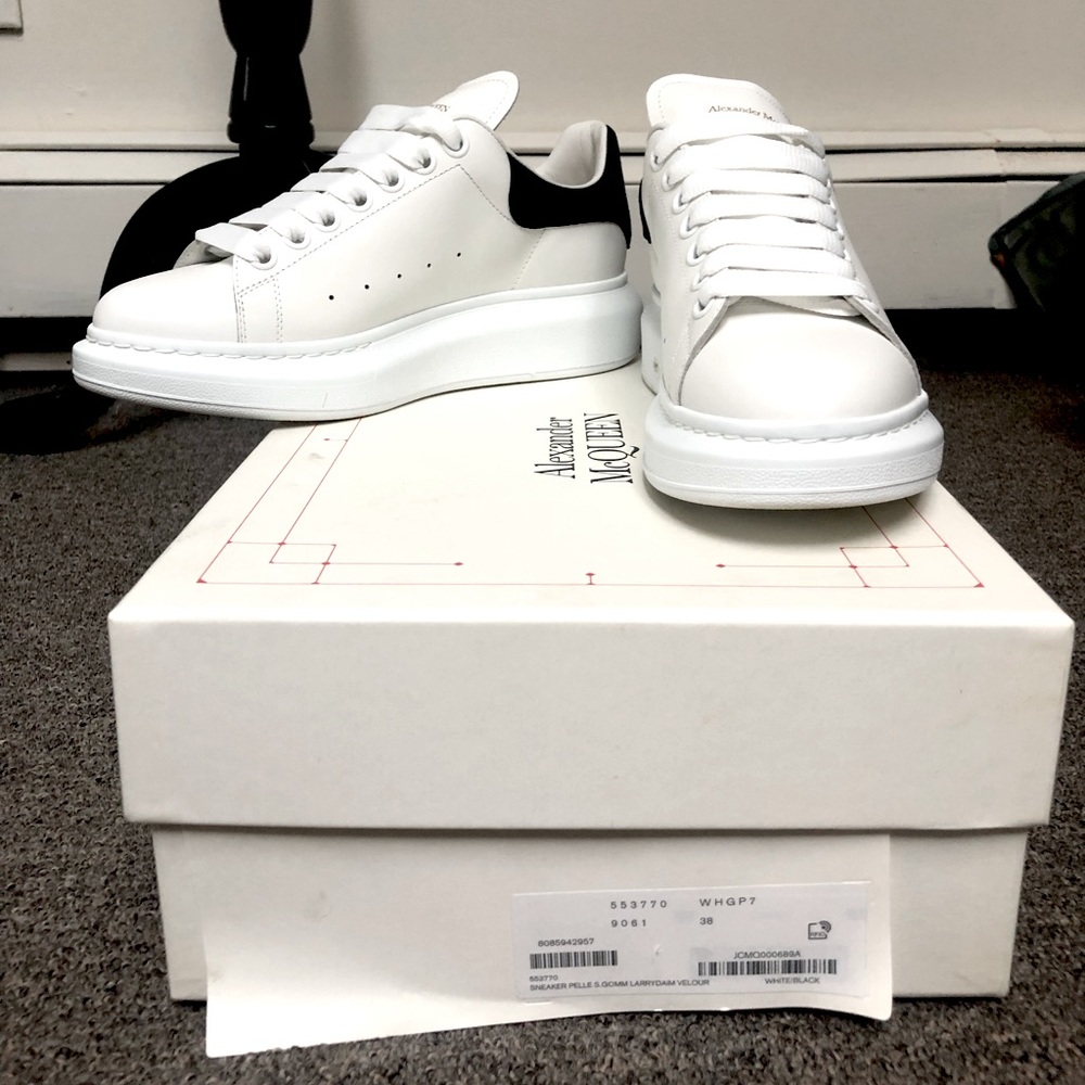 Alexander McQueen Suede Oversized Sneakers